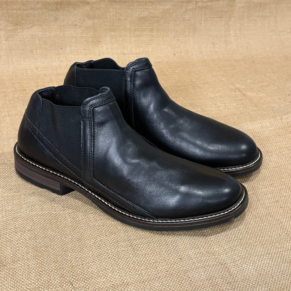 Naot Director Slip On Mens 9 EU 42 Black Leather Loafer Ankle Boot NWOT